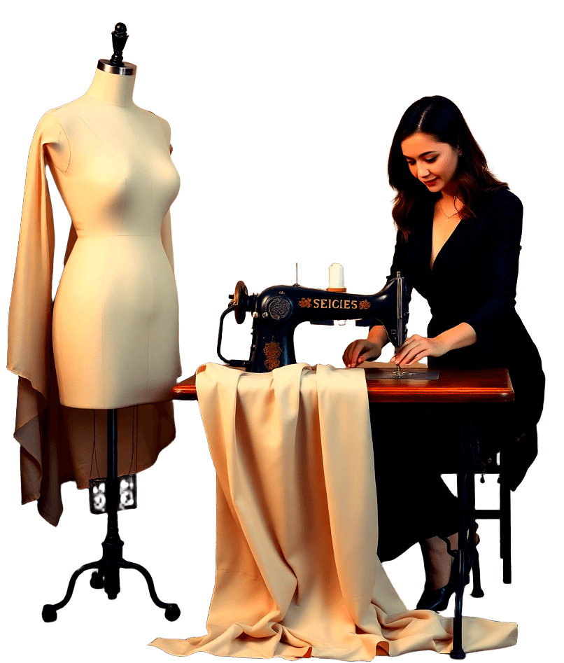 Tailoring Institute Illustration